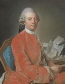 Portrait Of Johann Graf Fries - Alexander Roslin