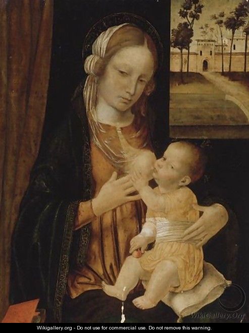 Madonna And Child - Ambrogio Bergognone