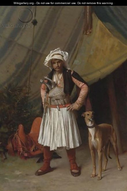 A Bashi-Bazouk And His Dog - Jean-Léon Gérôme
