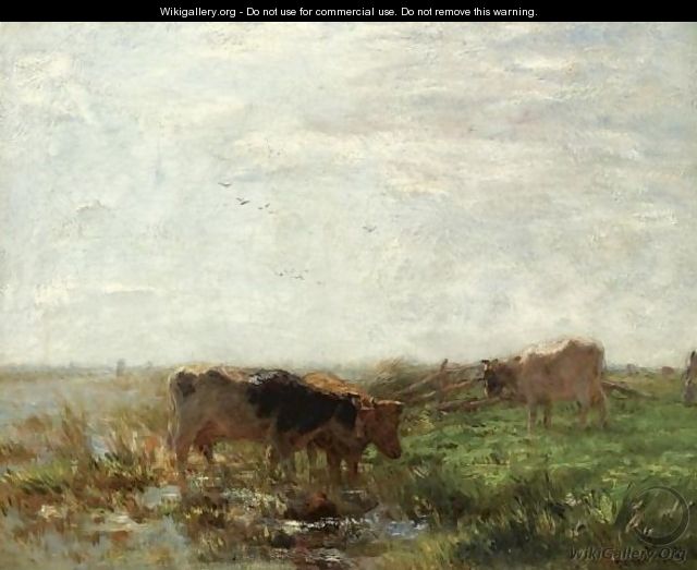 Cows At Pasture 2 - Willem Maris