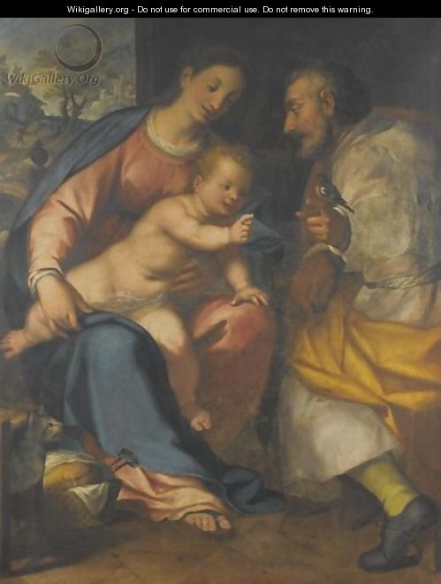 The Holy Family - Giovanni Battista Paggi