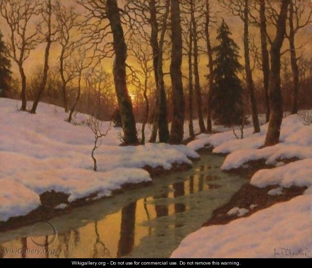 Winter Sunset 2 - Ivan Fedorovich Choultse