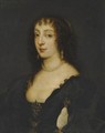 Portrait Of Queen Henrietta Maria 3 - (after) Dyck, Sir Anthony van