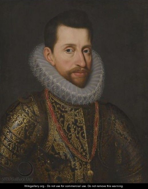 Portrait Of Archduke Alberto Of Austria (1559-1621), Ruler Of Flanders - (after) Juan Pantoja De La Cruz
