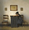 Ung Kvinde I Interior (Young Girl In An Interior) - Peder Vilhelm Ilsted