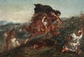 Le Combat - Eugene Delacroix
