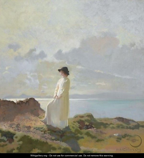 On The Cliff, Dublin Bay, Morning - Sir William Newenham Montague Orpen