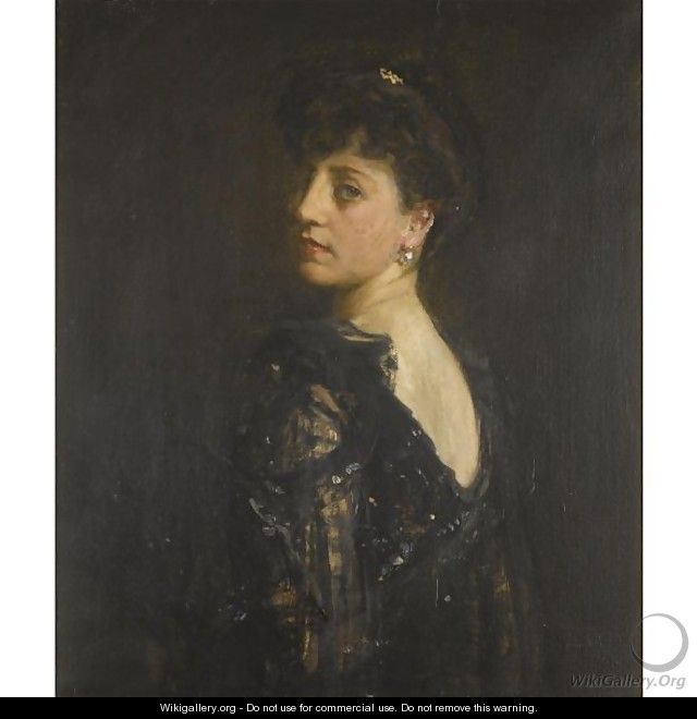 Portrait Of Lady Young - Sir John Lavery