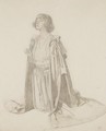 Kneeling Figure Of A Woman - Study For The Holy Well - Sir William Newenham Montague Orpen