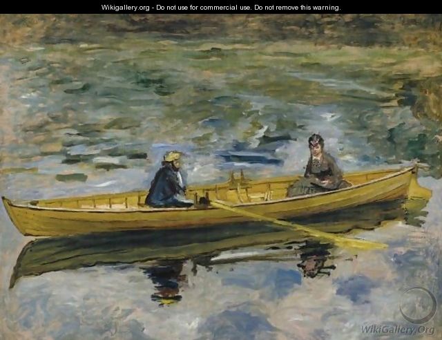 Claude Monet Et Mme Henriot - Pierre Auguste Renoir
