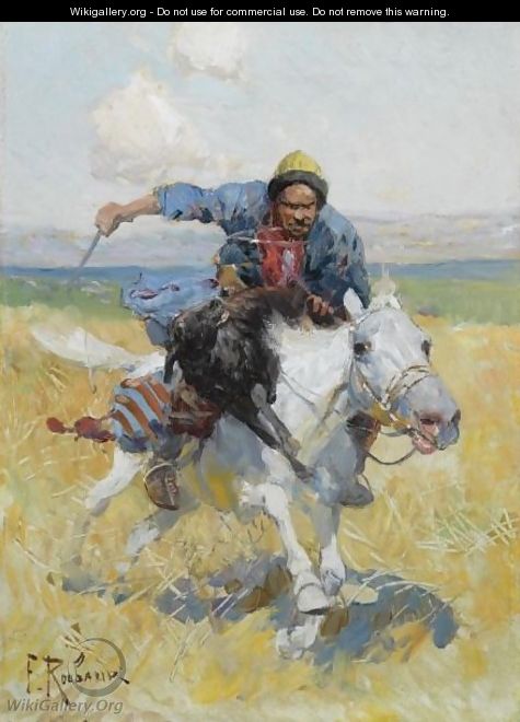 Tatar Horseman - Franz Roubaud