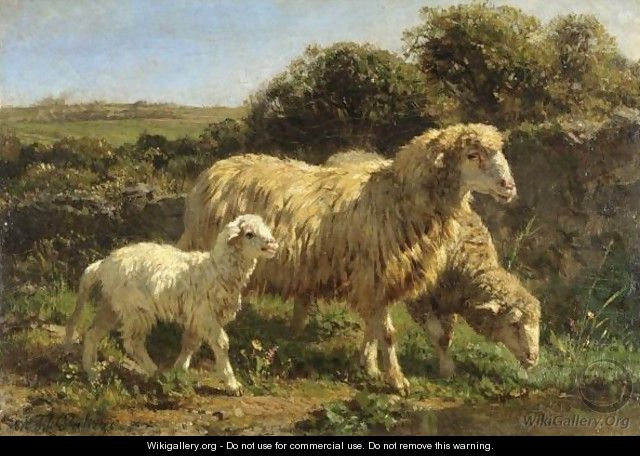 Paesaggio Con Pecore - Filippo Palizzi