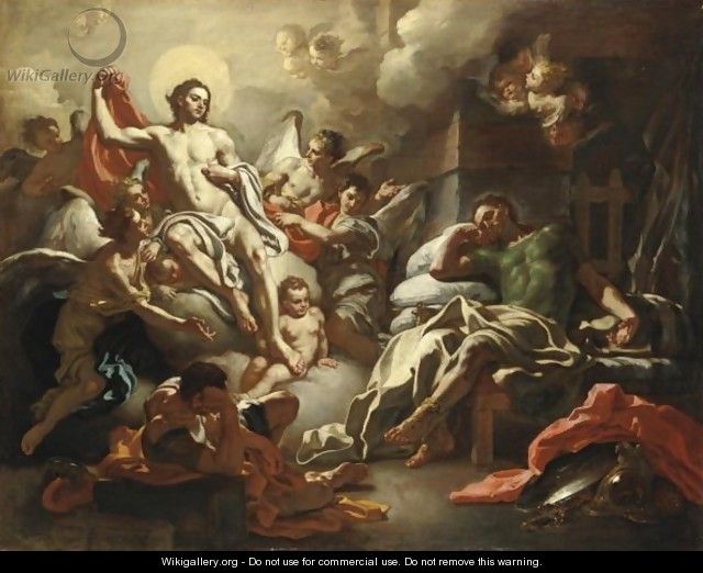 Cristo Appare In Sogno A San Martino - Francesco Solimena