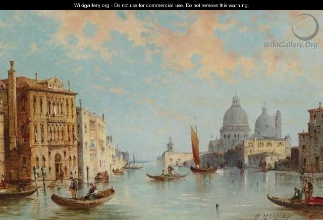 View Of The Grand Canal, Venice - William Meadows