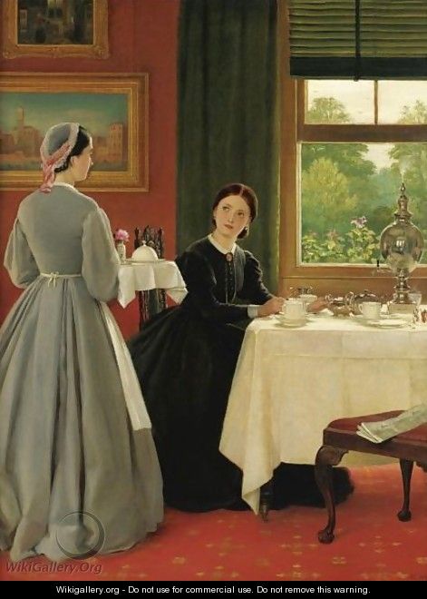 Afternoon Tea - George Dunlop, R.A., Leslie