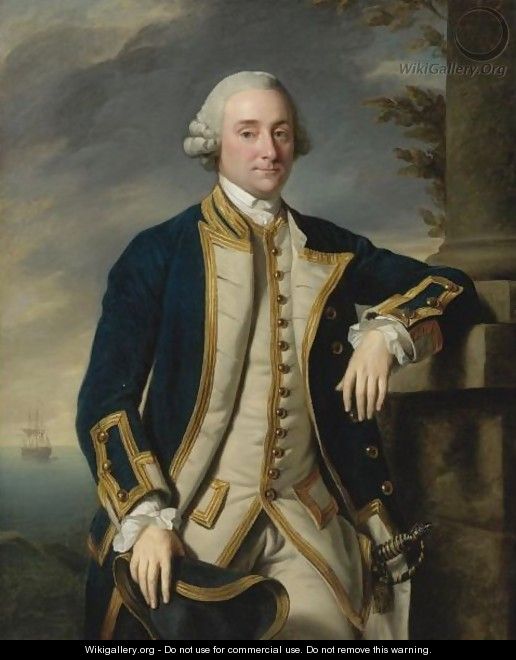 Portrait Of Admiral Sir Hugh Palliser, 1st Bart. (1722-1796) - Sir Nathaniel Dance-Holland