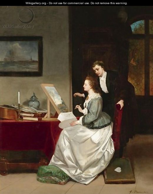 The Painting Lesson - Franz Moormans