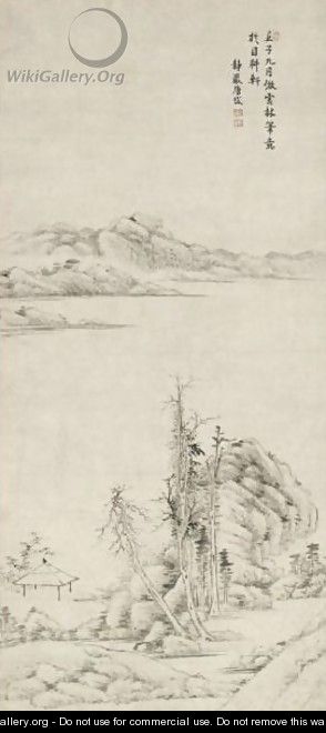 Landscape - Tang Dai (qing Dynasty, 17th Century)