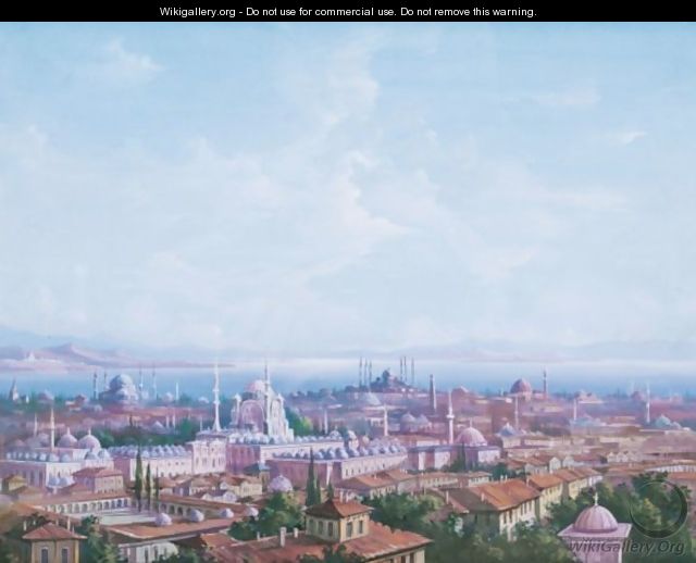 Mosquees A Constantinople - (after) Carlo Bossoli