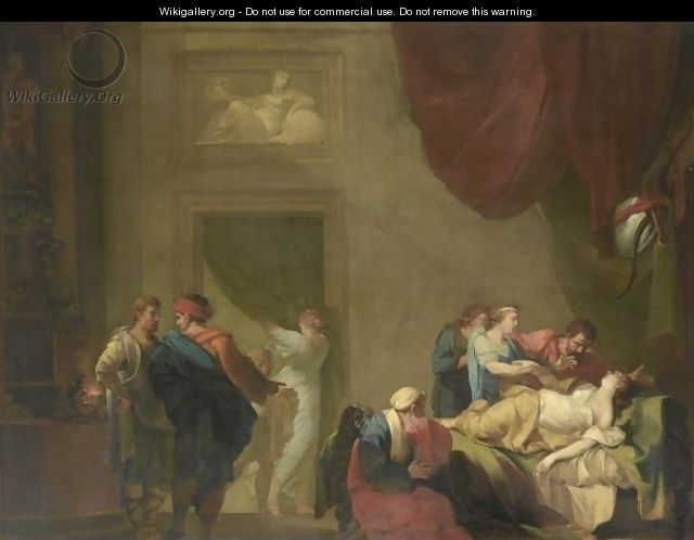 The Death Of Lucretia - Pietro Fancelli