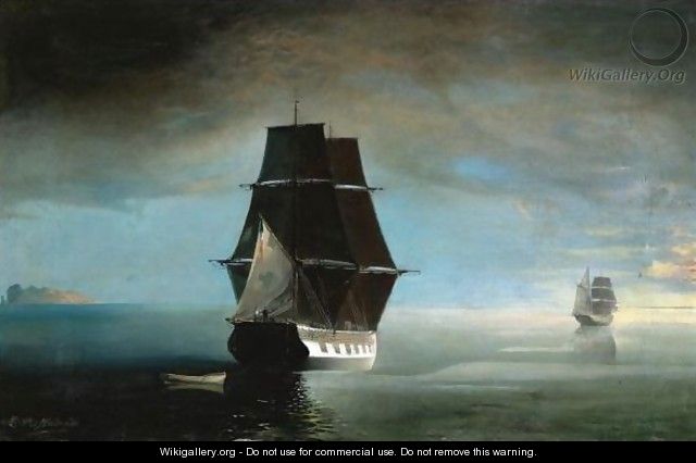 Ships At Sea - Eleni Prosalentis