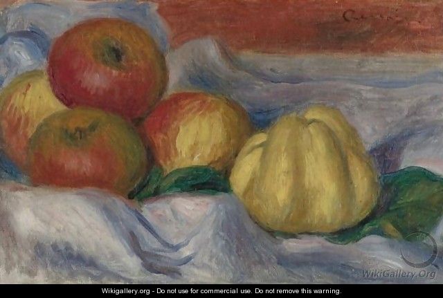 Nature Morte Aux Pommes Et Coings - Pierre Auguste Renoir