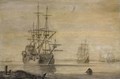 Sea-Going Vessels In Calm Water - Heerman Witmont