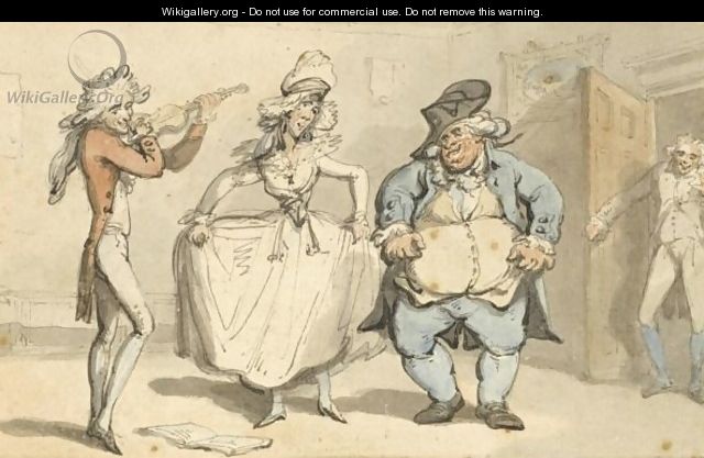 Dancing To A Fiddle - Thomas Rowlandson