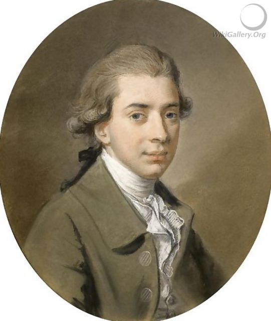 Portrait Of A Young Gentleman - Hugh Douglas Hamilton