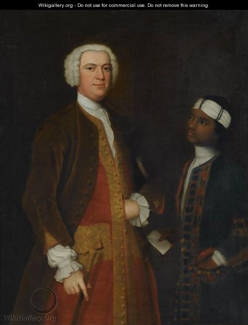 Portrait Of A West Indian Governor, Captain Alexander Thomas - (after) Highmore, Joseph