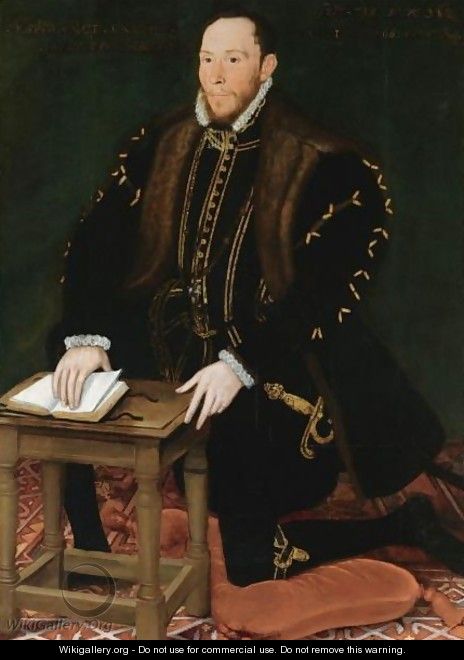 Portrait Of The Blessed Thomas Percy, 7th Earl Of Northumberland (1528-1570) 2 - Steven van der Meulen