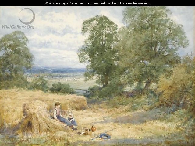 Harvest Time, Pulloxhill, Bedfordshire - Henry John Sylvester Stannard