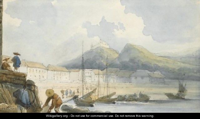 Chinese Boatmen At Macao - George Chinnery