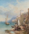 Fisherman On The Coast, Ragusa, Sicily - Thomas Miles Richardson