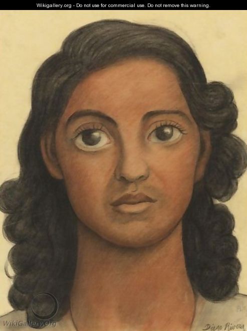 Retrato De Una Mujer - Diego Rivera
