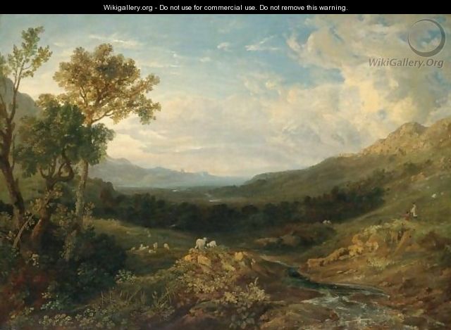 The Valley Of The Clyde - Anthony Vandyke Copley Fielding