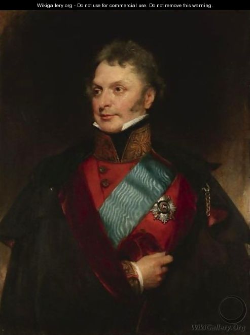 Portrait Of Major General Sir Henry Wheatley, Bt, C.B., G.C.H. (1777-1852) - Henry William Pickersgill