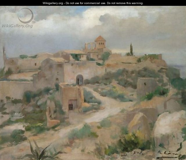 Paisaje De Tamarit (The Landscape Of Tamarit) - Ramon Casas Y Carbo