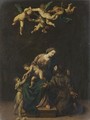 Madonna Col Bambino, San Giovannino E San Francesco - (after) Pasquale Ottino