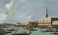 Venice, A View Of The Bacino Di San Marco With The Bucintoro Returning To The Molo On Ascension Day - (after) (Giovanni Antonio Canal) Canaletto