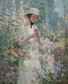 Woman With Flower Basket - Abbott Fuller Graves