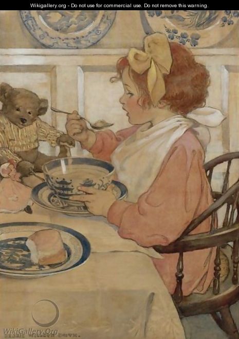 Then The Epicure (The Third Age) - Jessie Willcox Smith
