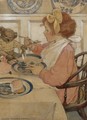 Then The Epicure (The Third Age) - Jessie Willcox Smith