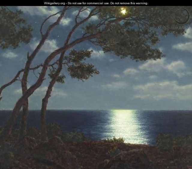 Moonlight On The Water - Ivan Fedorovich Choultse