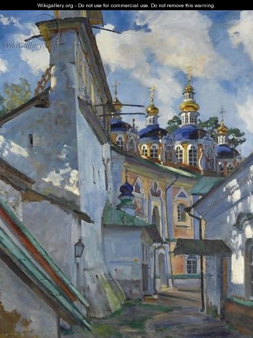 View Of The Pechera Monastery - Sergey Arsenievich Vinogradov