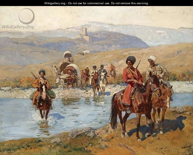 Crossing The River 3 - Franz Roubaud