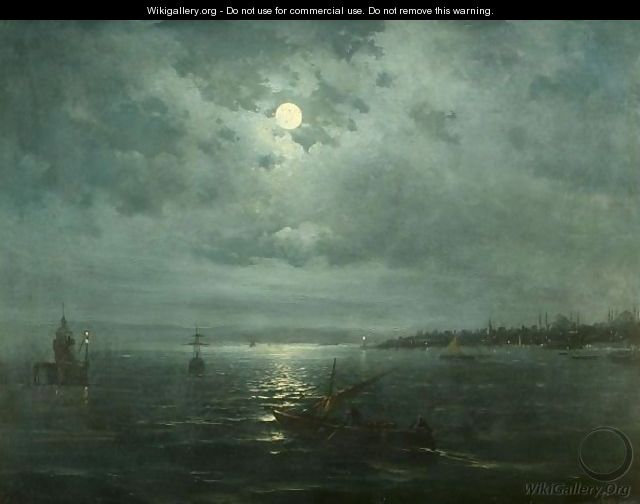 Constantinople By Moonlight - Mekertich Givanian