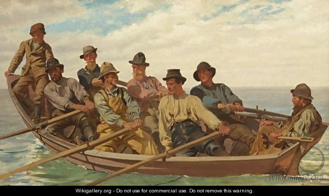 Pull For The Shore - John George Brown