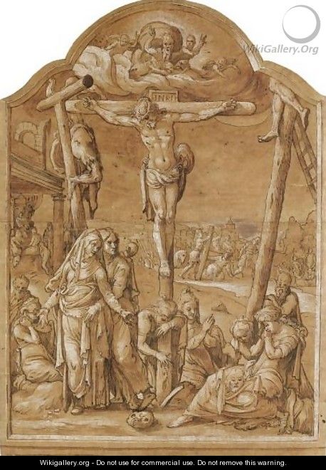 The Crucifixion - Pieter Aertsen