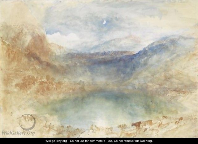 A Swiss Lake, Lungernzee - Joseph Mallord William Turner